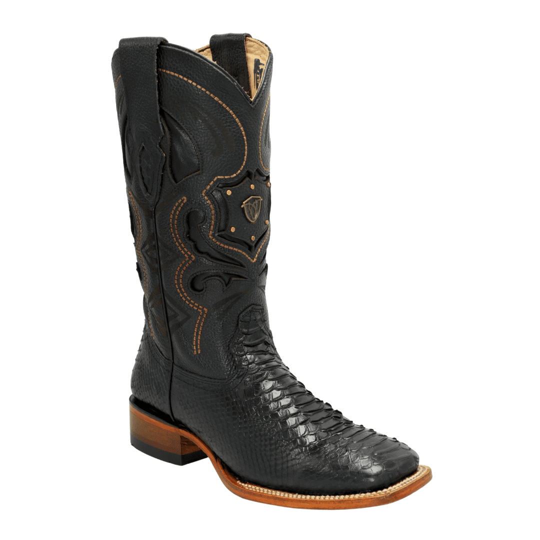 Rodeo Boot Mamba Python Leather in Black – JoeExclusive