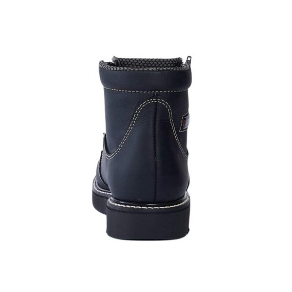 HM330 Black Short Boots Zipper