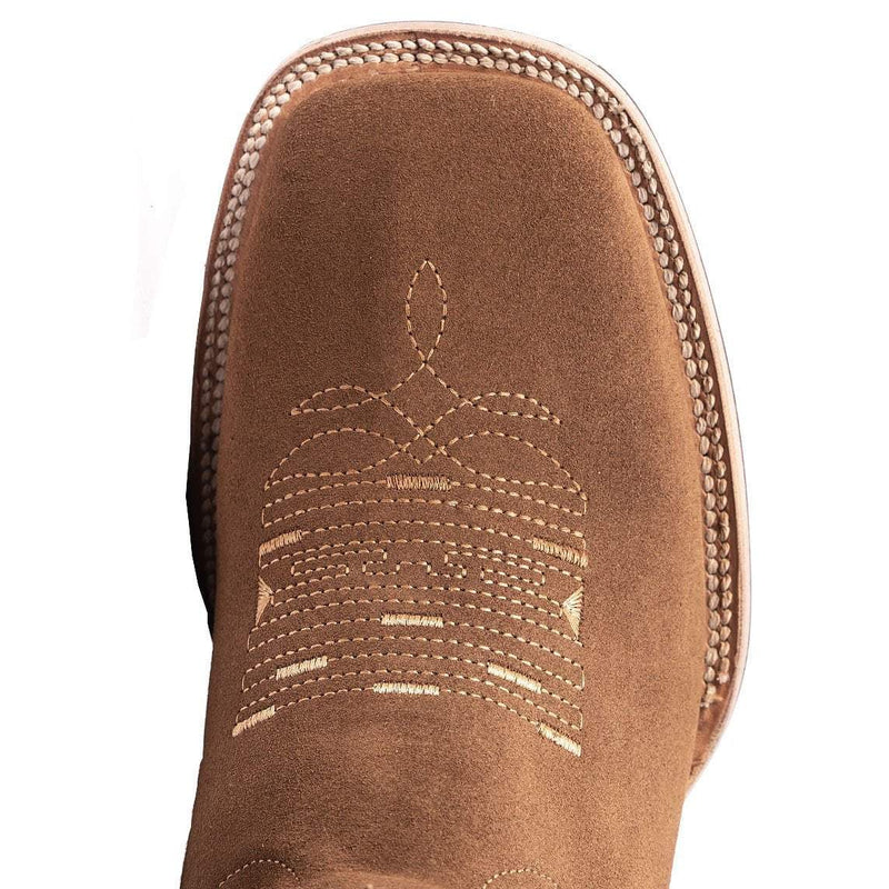 JOE BOOTS 521  GOLD Men's Western Boots: Square Toe Cowboy & Rodeo Boots in Genuine Leather