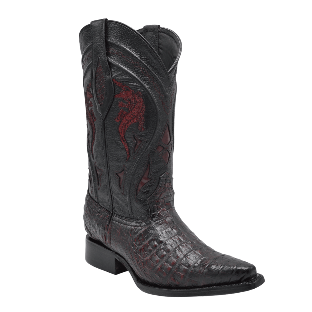RC 608 BLACK CHERRY, Men's Western Boots, Snip Toe, Cowboy Boots