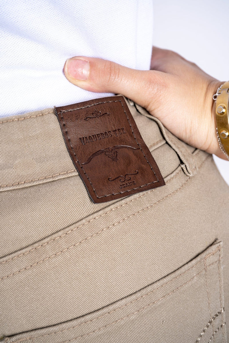 LV Women Khaki Classic Bootcut Premium Jeans