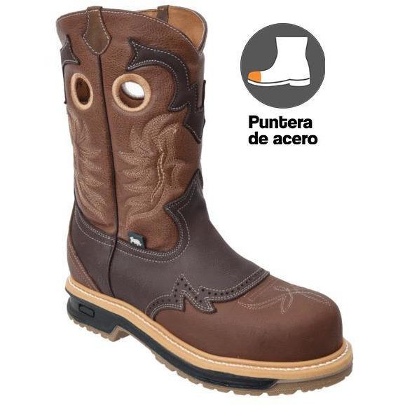 SB1035 SILVER BULL Men Steel Toe Brown (WIDE EE LAST - HALF NUMBER LESS RECOMMENDED)