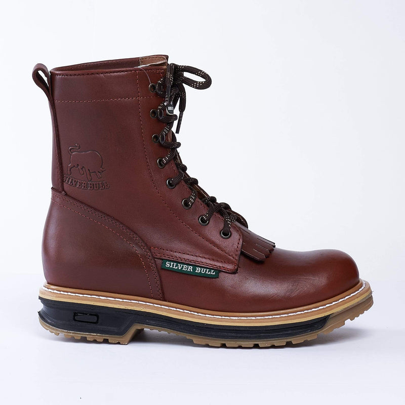 SB564 Work Boot Lace-Up Silver Bull Shedron (WIDE EE LAST-HALF NUMBER LESS RECOMMENDED)