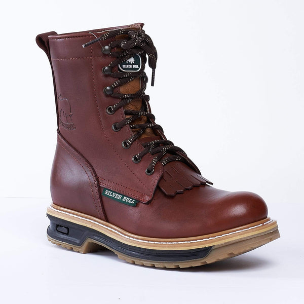 SB564 Work Boot Lace-Up Silver Bull Shedron (WIDE EE LAST-HALF NUMBER LESS RECOMMENDED)