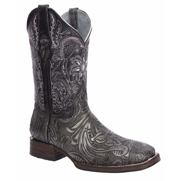 JB569 Black Rodeo Boots Sincelado (Width EE Wide- One size less recommended)