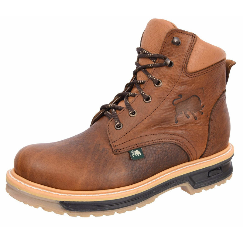 SB664 Lace Up Short Boot Ocre (WIDE EE LAST-HALF NUMBER LESS RECOMMENDED)