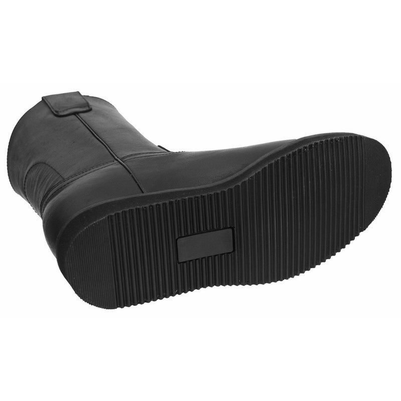 SB 700 BLACK MEN'S RANCHER PULL-TAB WATER RESISTANCE WELLINGTON WORK BOOT