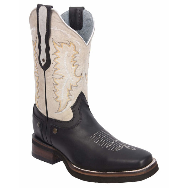 SG512 Rodeo Boot Black Rubber Sole (WIDE EE LAST-MEDIUM NUMBER LESS RECOMMENDED)