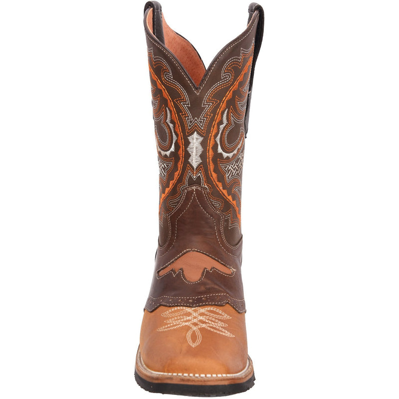 VE-030 TORITO TAN/BROWN  Men's Western Boots: Square Toe Cowboy & Rodeo Boots in Genuine Leather